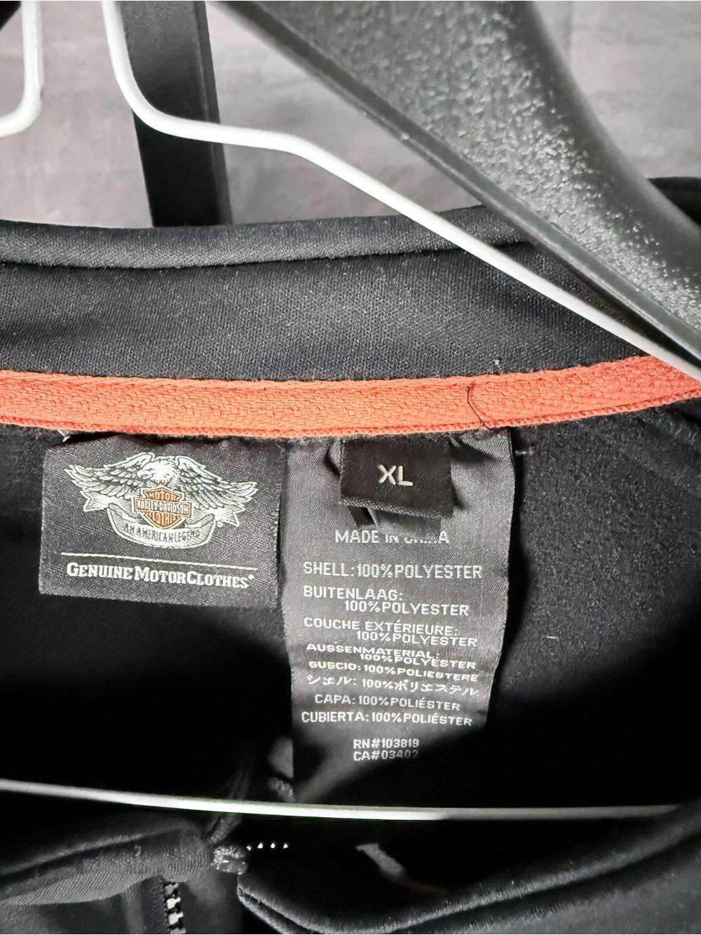 Harley-Davidson Men’s Gray Lightweight Softshell Jacket - owned by Randy Couture